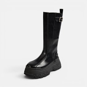 Buffalo FUSION PANEL ZIP HI - VEGAN NAPPA noir