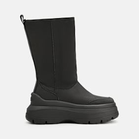 Buffalo OLYMPIA PULL ON HI WARM - VEGAN NUBUCK schwarz