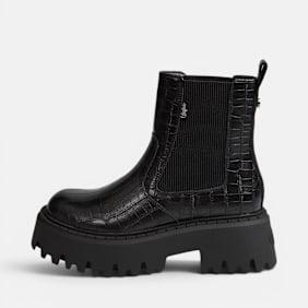 Buffalo ASPEN CHELSEA - VEGAN NAPPA negro