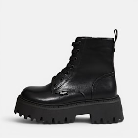 Buffalo Aspen Lace Up MID schwarz