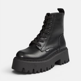 Buffalo Aspen Lace Up MID noir