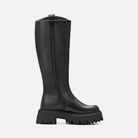 Buffalo ASPEN RIDING BOOT HI - VEGAN NAPPA Nero