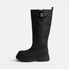 Buffalo LENNOX RAIN HI - VEGAN RUBBER schwarz