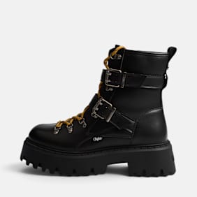 Buffalo ASPEN HIKE MID BS - VEGAN NAPPA Schwarz
