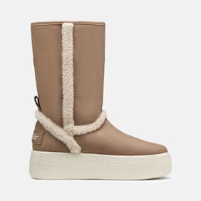 Buffalo JUKA FOLD BOOT WARM - VEGAN NUBUCK beige
