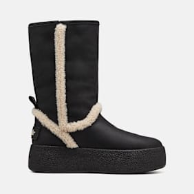 Buffalo JUKA FOLD BOOT WARM - VEGAN NAPPA noir
