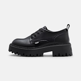 Buffalo ZANE LACE UP LO - VEGAN NAPPA noir