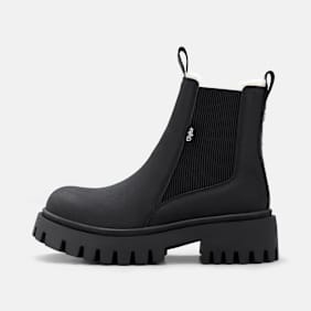 Buffalo ZANOS CHELSEA MID WARM - VEGAN NUBUCK Schwarz