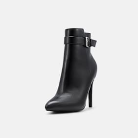 Buffalo ZAUDRINA SIDE ZIP MID - VEGAN NAPPA negro