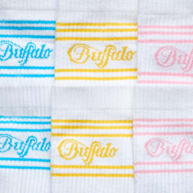 Buffalo TENNIS STRIPES - COTTON azul