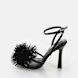 Buffalo FAIRY FLUFF - VEGAN PATENT - SILVER black 64412 1