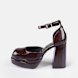 Buffalo MAY DORSAY - VEGAN SUEDE - BLACK/BROWN LEO red 91720 1