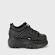 Buffalo Classic Low BS Leather negro 62403 1