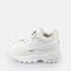 Buffalo Classic Low Patent Leather blanc 62418 1