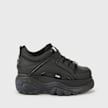 Buffalo Classic Low BS Leather black 62403 1