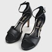 Buffalo Ronja Sandales à talon vegan, beige noir 62517 4