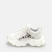 Buffalo Binary Lux sneakers vegane, bianche bianco 63432 1