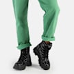 Buffalo Aspha Lace Up Hi botín vegano, mermaid purple negro 63518 2