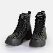 Buffalo Aspha Lace Up Hi stivaletti vegani, viola sirena nero 63518 4