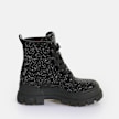 Buffalo Aspha Lace Up Hi stivaletti vegani, viola sirena nero 63518 5
