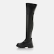 Buffalo Aspha Stretch Overknee black 64620 1