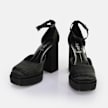 Buffalo MAY DORSAY - VEGAN SUEDE - BLACK/BROWN LEO schwarz 63763 4
