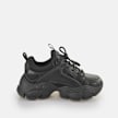 Buffalo Binary C zapatilla para hombre vegana, blanca negro 64383 5