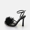 Buffalo FAIRY FLUFF - VEGAN PATENT - SILVER black 64412 1