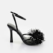 Buffalo FAIRY FLUFF - VEGAN PATENT - SILVER black 64412 4