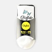 Buffalo Butterfly Embroidery Calcetines blanco 64431 2