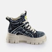 Buffalo ASPHA NC MID - VEGAN NUBUCK - KHAKI blue 91645 4