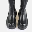 Buffalo Vicious Stretch Overknee schwarz 64937 2