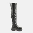 Buffalo Vicious Stretch Overknee schwarz 64937 4