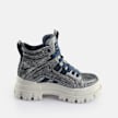 Buffalo ASPHA NC MID - VEGAN NUBUCK - KHAKI blue 65146 4