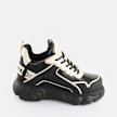 Buffalo CLD CHAI  - VEGAN NUBUCK/NAPPA - KHAKI/BLACK black 65170 4