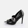 Buffalo Juliet Pump Belt schwarz 65199 1
