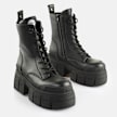 Buffalo Gospher Lace Up Mid Bs schwarz 65198 3