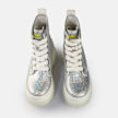 Buffalo Aspha Lace Up Hi silver 65303 2