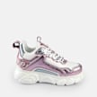 Buffalo CLD CHAI  - VEGAN NUBUCK/NAPPA - KHAKI/BLACK light pink 65451 4