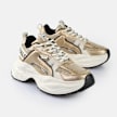 Buffalo YUNO - VEGAN NAPPA/MESH - CREAM/SILVER/PEWTER beige 65455 3