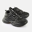 Buffalo YUNO - VEGAN NAPPA/MESH - CREAM/SILVER/PEWTER black 65459 3