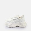 Buffalo YUNO - VEGAN NAPPA/MESH - CREAM/SILVER/PEWTER blanc 65460 1