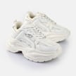 Buffalo YUNO - VEGAN NAPPA/MESH - CREAM/SILVER/PEWTER blanc 65460 3