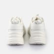 Buffalo YUNO - VEGAN NAPPA/MESH - CREAM/SILVER/PEWTER blanc 65460 5