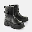 Buffalo Aspha Bootie Buckle Os black 65488 3