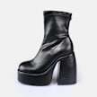 Buffalo Heart Sock Bootie black 91714 1
