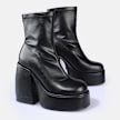 Buffalo Heart Sock Bootie black 91714 3