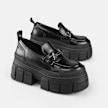 Buffalo Gospher Loafer Tribal schwarz 91637 3