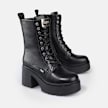 Buffalo Mila Lace Up MID nero 91207 3