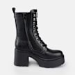 Buffalo Mila Lace Up MID nero 91207 4